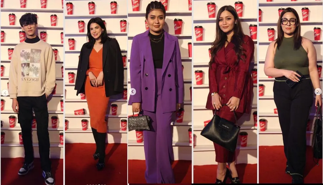 Tim Hortons red carpet guests