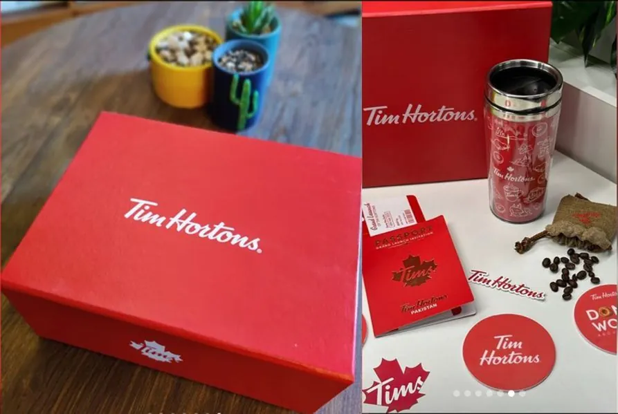 Tim Hortons launch giveaway